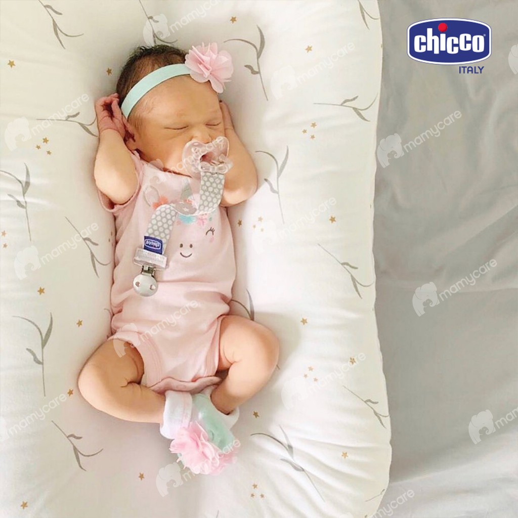 Ti giả cho bé từ 16 tháng tuổi Chicco Physio Soft ty ngậm silicone an toàn - MAMYCARE