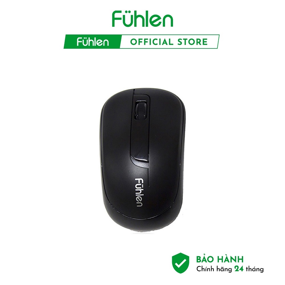 Chuột máy tính không dây Fuhlen A09B Optical Wireless Đen chính hãng Fuhlen-Hàng chính hãng bảo hành 2 năm