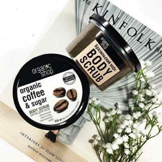 Tẩy da chết body cà phê Organic