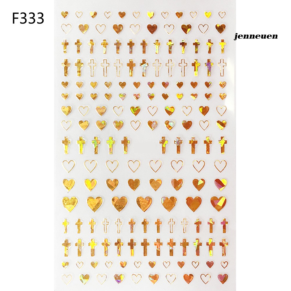 [Hàng mới về] Nhãn dán trang trí móng tay nhiều họa tiết xinh xắn