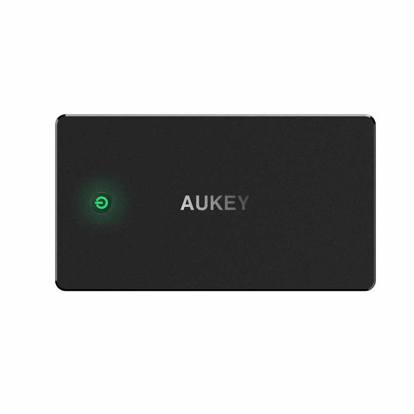 Pin sạc dự phòng Aukey PB-N36 20000mAh 2 cổng input/output (Đen) - Hàng Chính Hãng