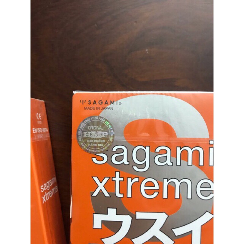 Bao cao su SAGAMI Xtreme Super Thin Orange - Hộp 10 Pcs - Ipek_Shop