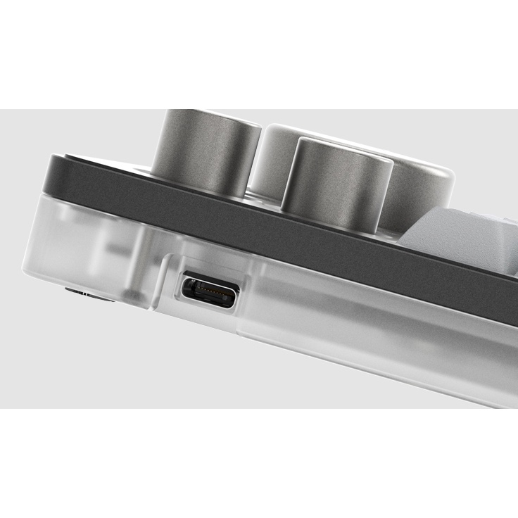 Bàn phím mini Doio 16, cài đặt hot key, núm xoay âm lượng, hỗ trợ keymap VIA. nhôm nguyên khối cnc