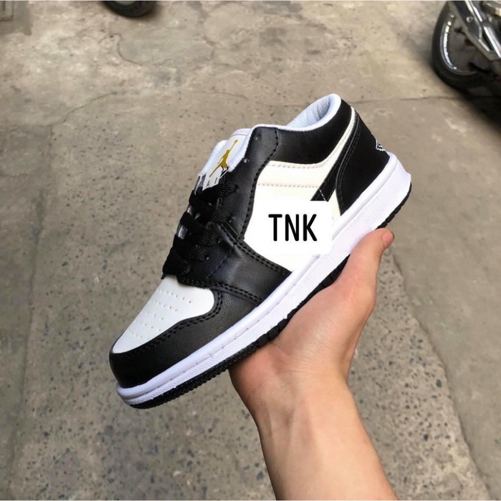 Giày thể thao nam nữ Jordan Panda cao cấp full box, giày sneaker cố thấp đẹp màu đen trắng, xám trẻ trung, sành điệu M6