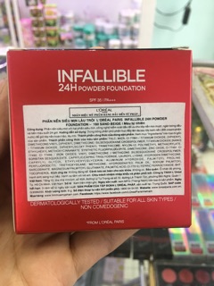 Phần nền Loreal Infallible 24H Power Foudation