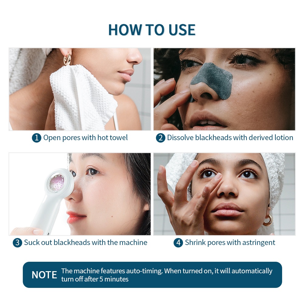 Máy hút mụn đầu đen FOREVERLILY làm sạch lỗ chân lông nâng cấp tinh chất