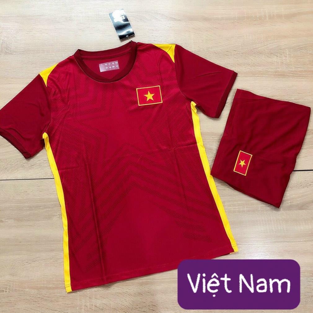 Bộ quần áo bóng đá đội tuyển Việt Nam đỏ hàng thun 2022 !