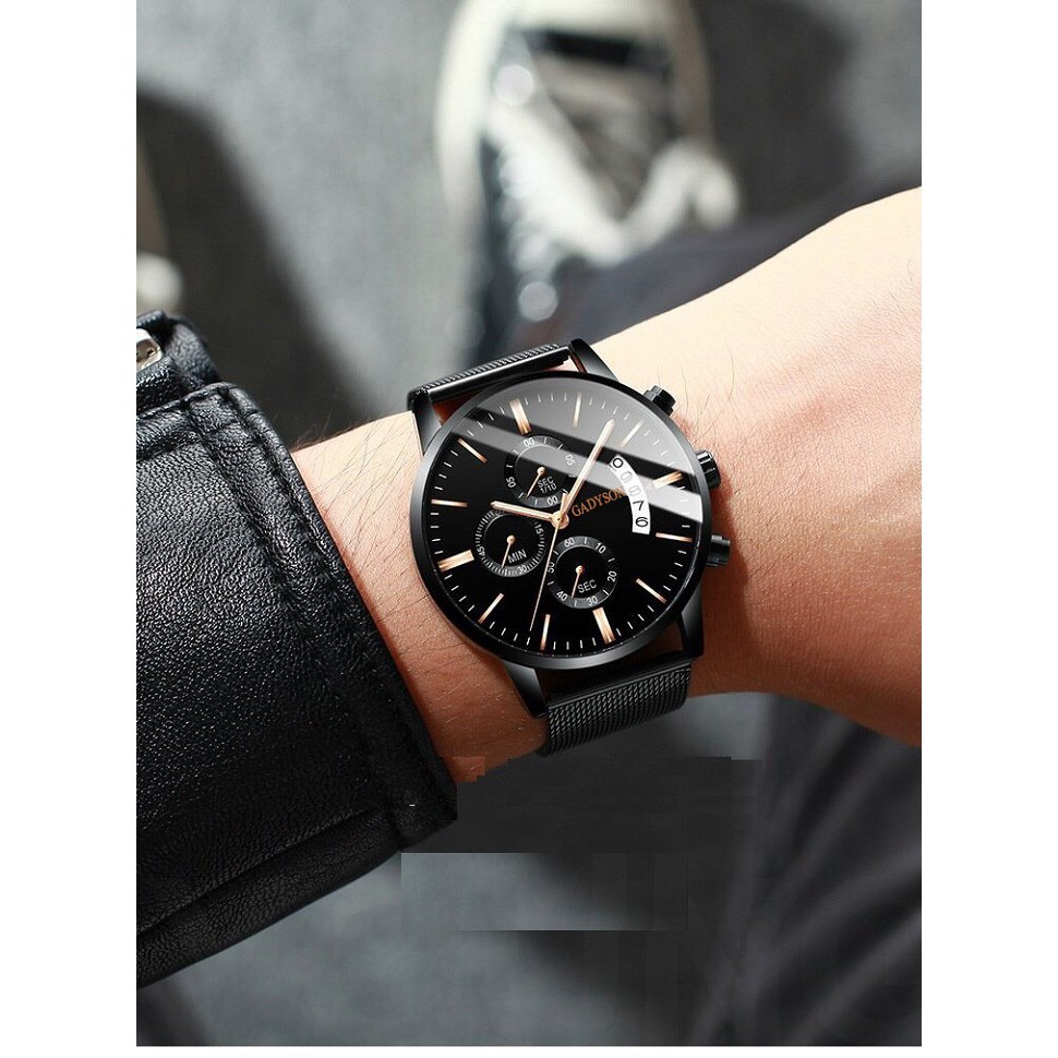 Đồng hồ nam cơ tự động, dây thép lụa cao cấp | BigBuy360 - bigbuy360.vn