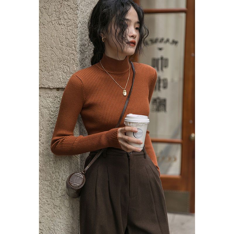 Áo Sweater Cổ Lọ Thiết Kế Mới Thời Trang Mùa Đông Dành Cho Nữ
