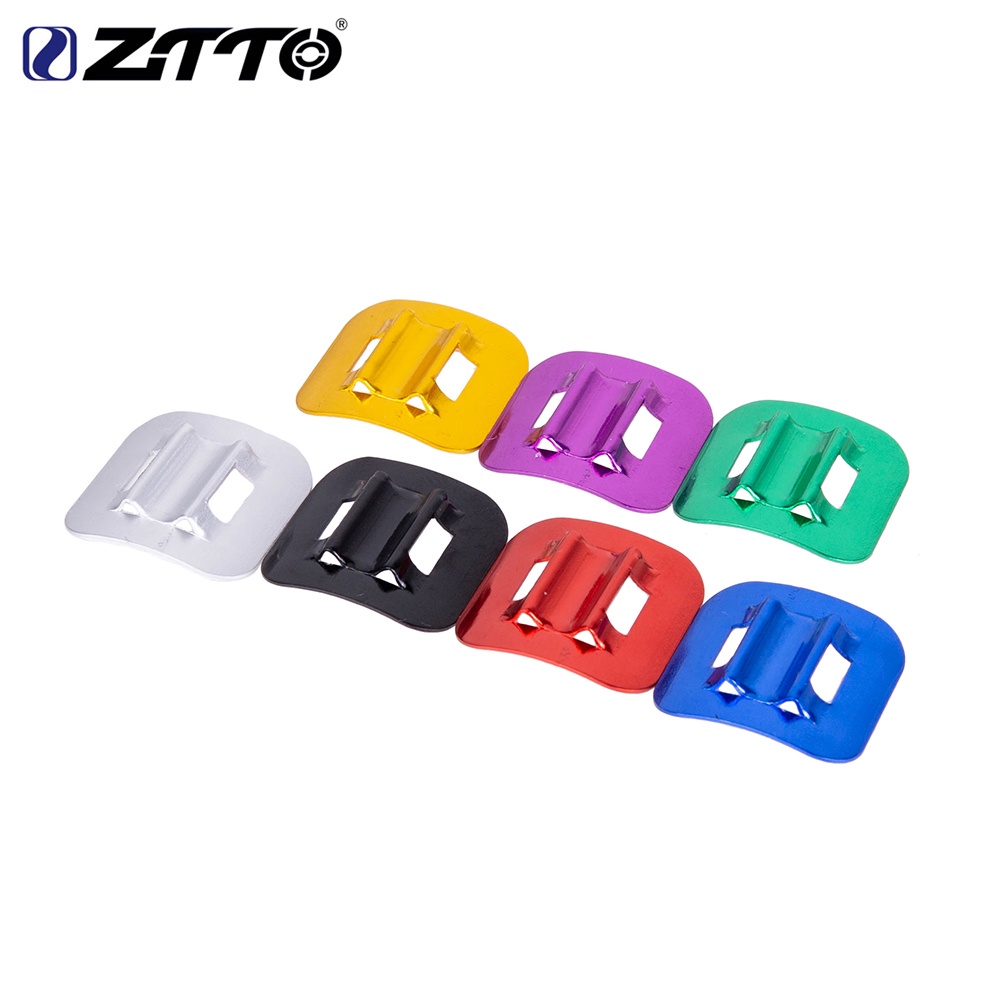 Set 2 phụ kiện ZTTO giữ cố định dây cáp phanh xe đạp leo núi hình chữ C bằng nhôm