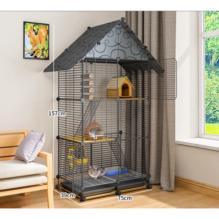 Combo lồng cho thú cưng hiện đại đủ màu sắc