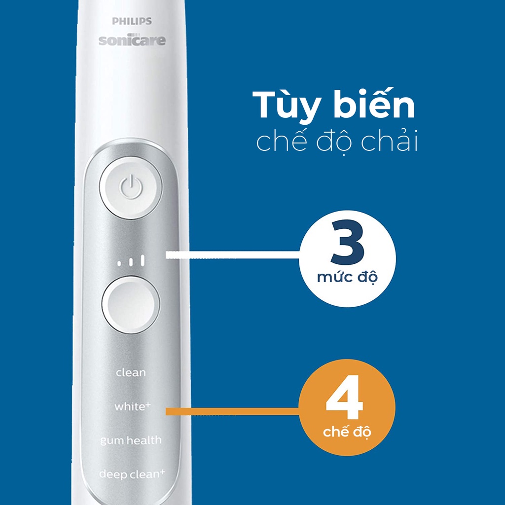 [BẢO HÀNH 2 NĂM] Bàn chải điện Philips Sonicare ExpertClean 7000, 7300, 7500