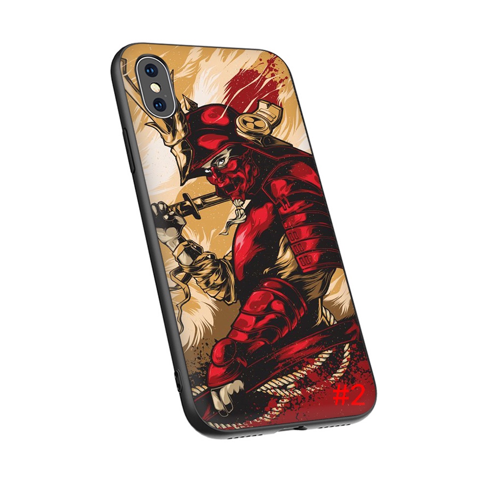 Ốp Điện Thoại Mềm Hình samurai Ninja Nhật Bản 74FR Cho iphone 5 5S 6 6S 7 8 Plus X XS Max XR SE 2016 2020