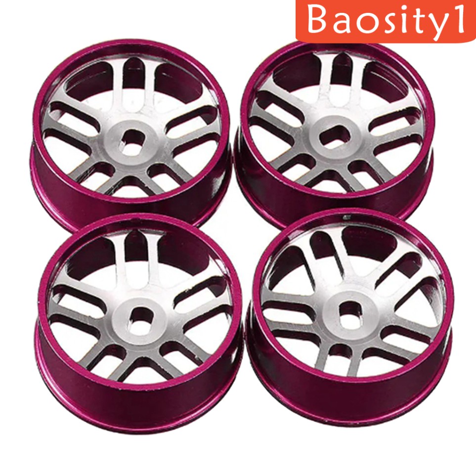 Set 4 Bánh Xe Thay Thế Chuyên Dụng Cho Xe Điều Khiển WLtoys K969 K979 k989 Tỉ Lệ 1 / 28