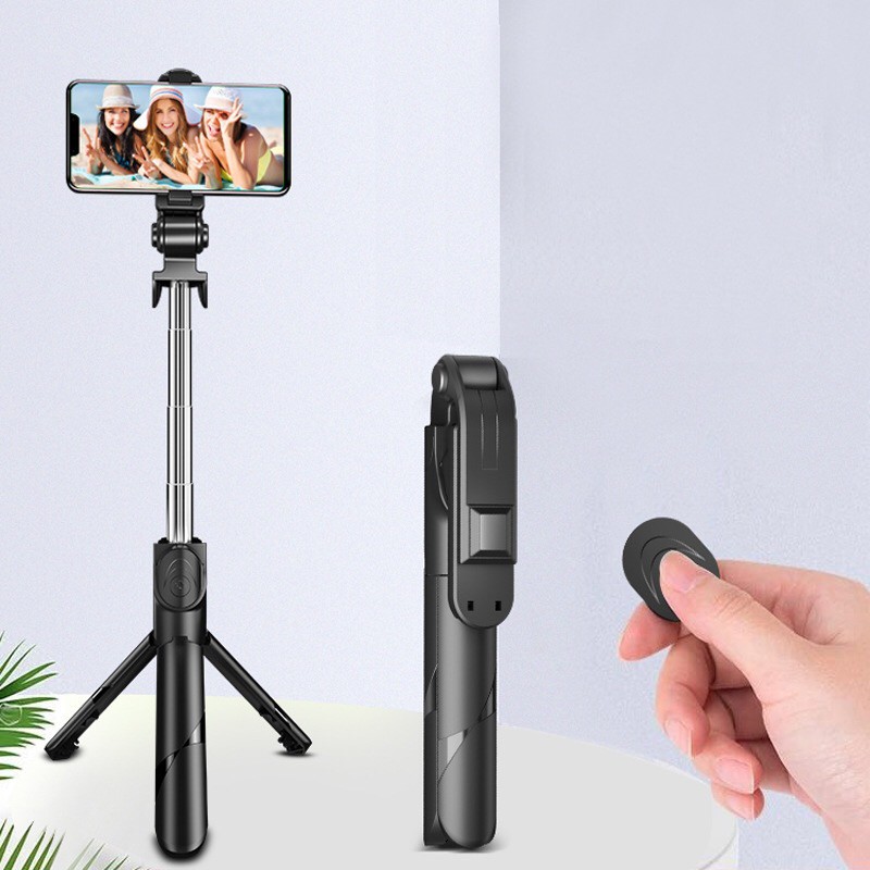 Gậy chụp ảnh tự sướng không dây bluetooth 3 trong 1 có thể gập lại được cho iPhone/ Android | BigBuy360 - bigbuy360.vn