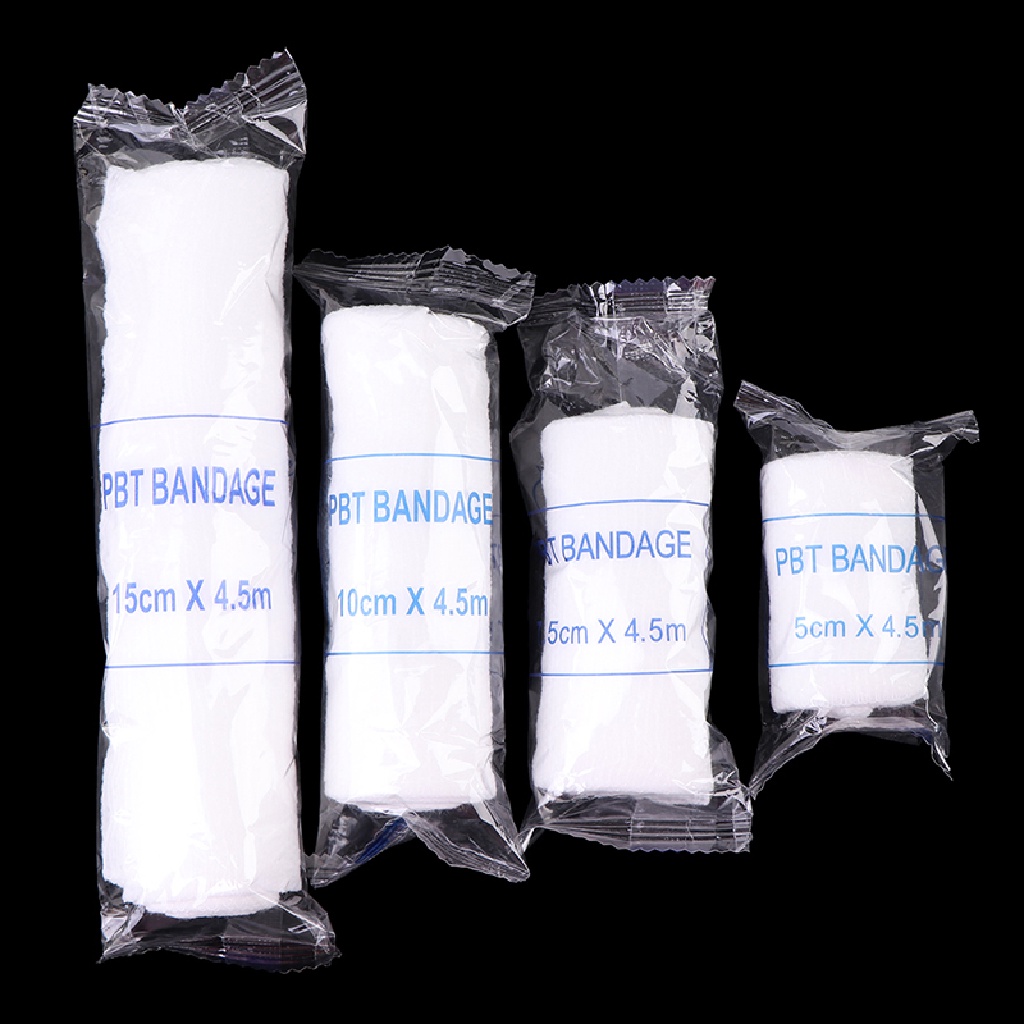 Openwaterc 4 Cuộn Băng Cứu Thương Y Tế Sơ Cứu Bằng Cotton Đàn Hồi Chăm Sóc Sức Khỏe