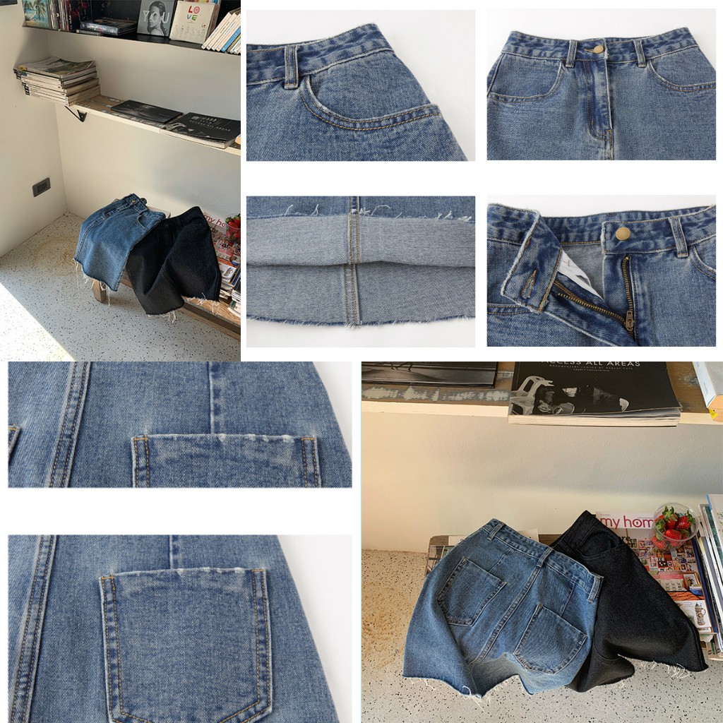 Chân váy Jean 2 màu (CV20) – Hàng có sẵn