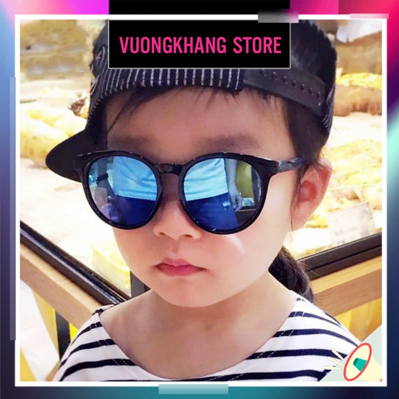 Kính Trẻ Em ⚡𝑭𝑹𝑬𝑬𝑺𝑯𝑰𝑷⚡ Gọng Nhỏ Phiên Bản Hàn Quốc Mới Của Bé Gái Bảo Vệ Mắt VK007