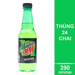 Nước ngọt Moutain Dew 390ml Thùng 24 Chai