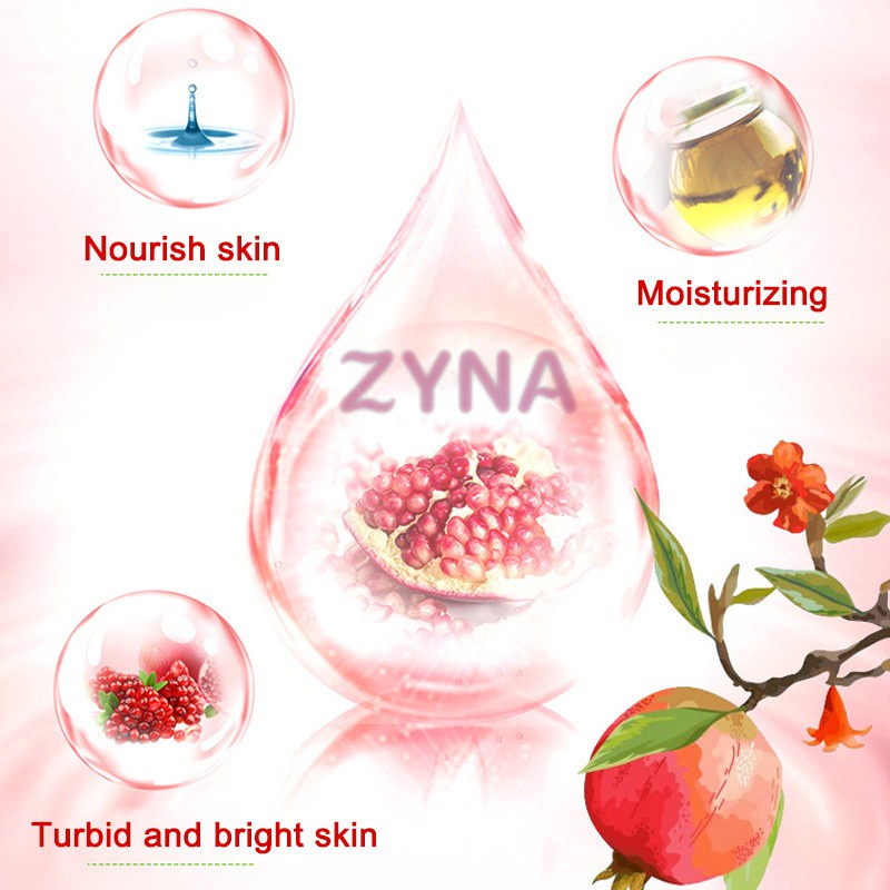 Ready Stock Red Pomegranate Mask Whitening Moisturizing Anti Wrinkle Facial Mask Brighten Skin Care Gel