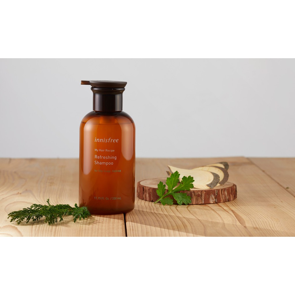 Dầu gội cho da đầu dầu innisfree My Hair Recipe Refreshing Shampoo For Oily Scalp 330ml | BigBuy360 - bigbuy360.vn