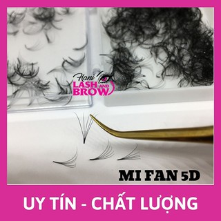 Mi fan 5D LMF Hani mềm mịn- Lông Mi Fan Tay Sẵn chân keo nhỏ