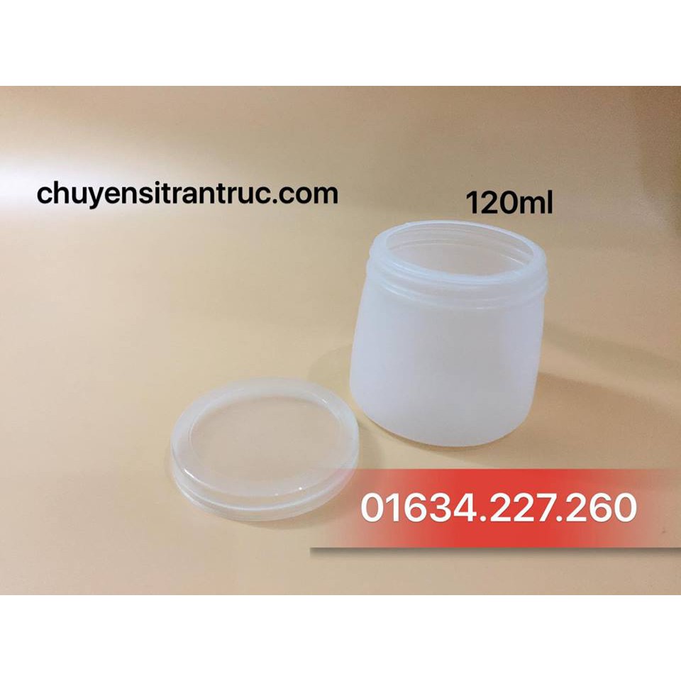 Combo 100 hủ sữa chua 120ml đựng sữa chua nếp cẩm