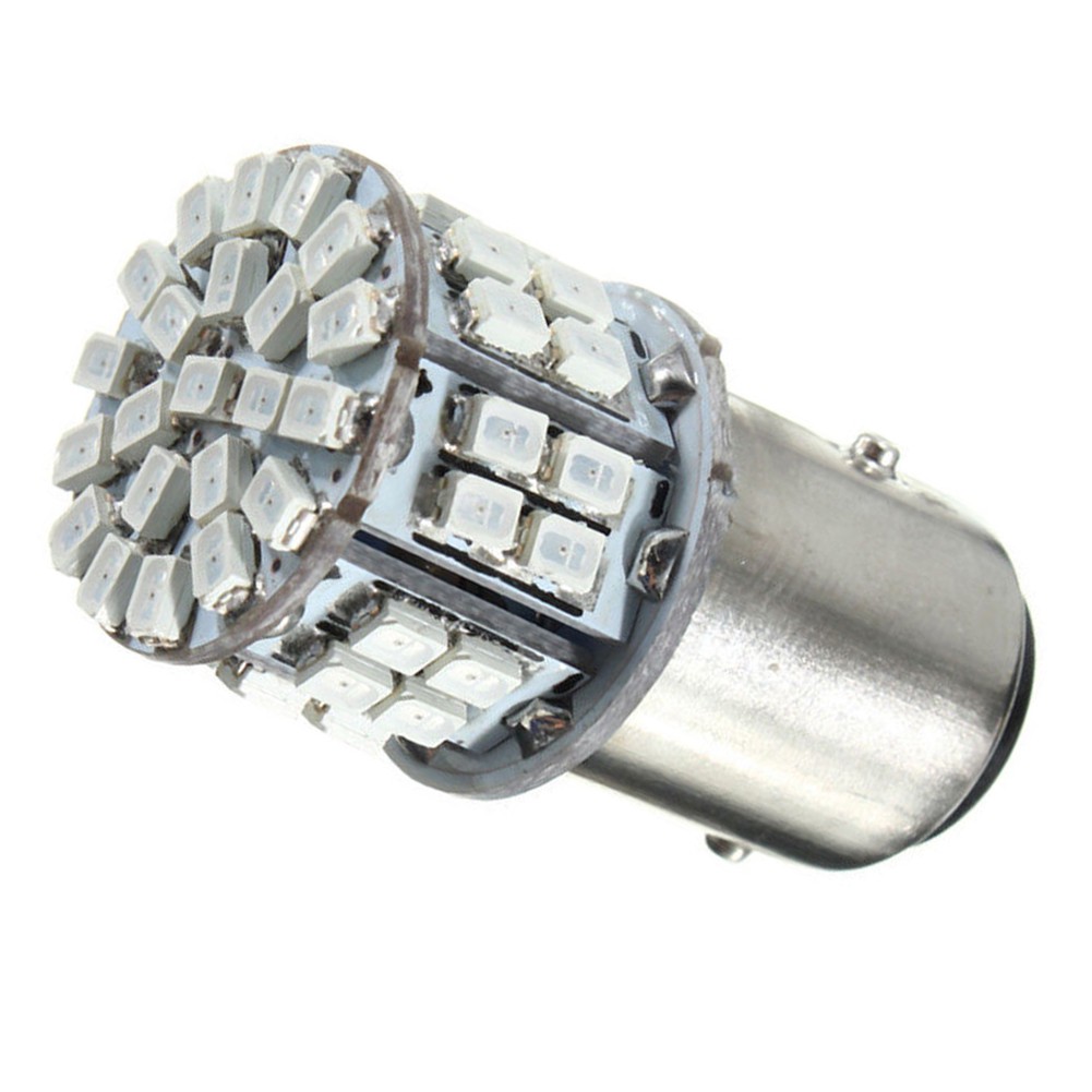 Bóng đèn LED màu đỏ 1157 BAY15D 50smd 1206 6000K 3W 12V cho xe hơi
