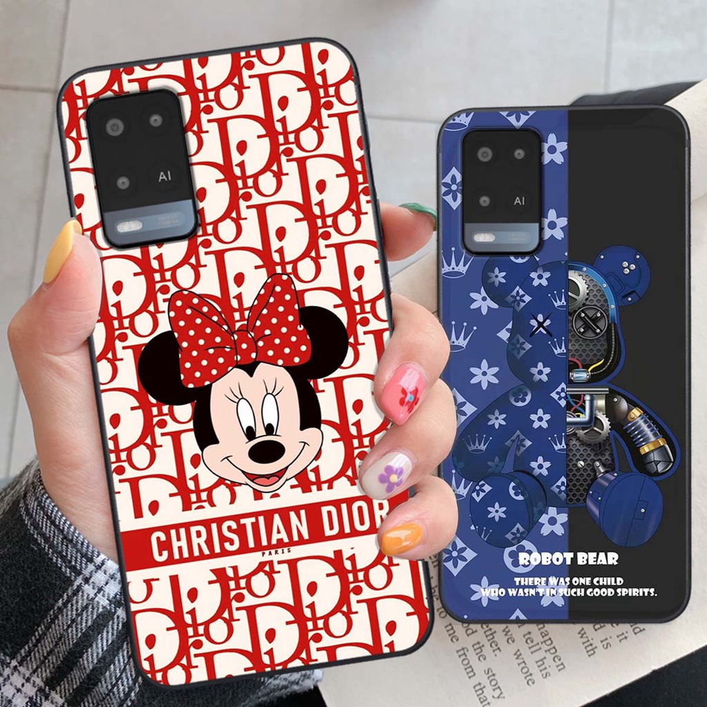 Ốp lưng Oppo A54 / A55 hình thương hiệu, thời trang, cute, đáng yêu