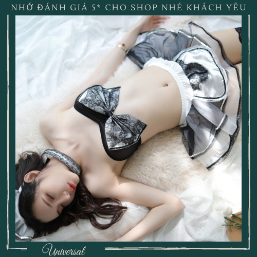 Cosplay Cô Thỏ Hầu Gái Dễ Thương Siêu Gợi Cảm - Đồ lót Bikini UNIVERSALXXX - DNS01