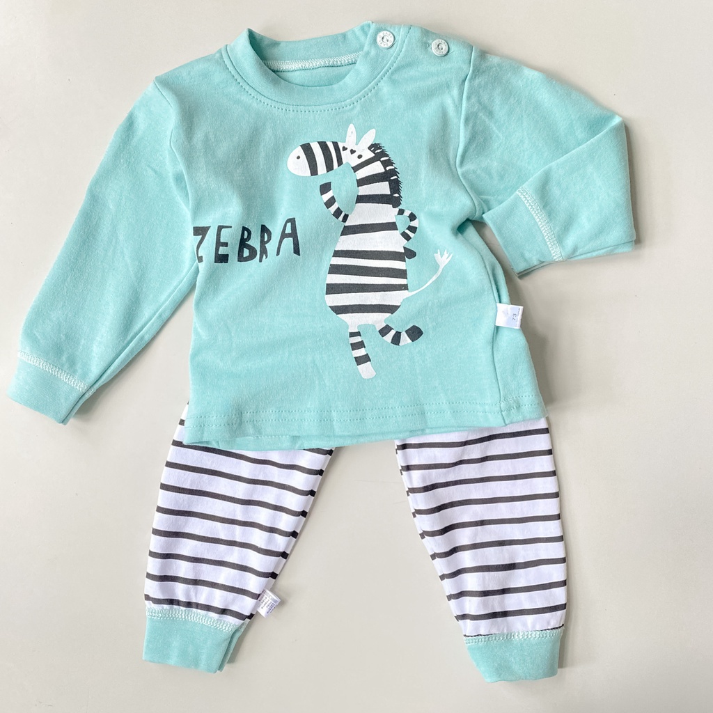 Bộ ngủ dài tay bé gái bé trai cho bé 1 2 3 4 5 tuổi MINTSCLOSET Mint's Closet - DB8072