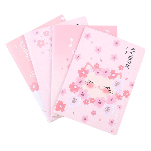 [Ready Stock] Girl Diary Workbook Notebook 16K Draft Notepad Pink Cherry B5 Notepad