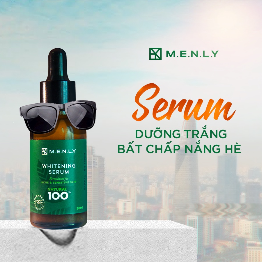 serum dưỡng trắng da cho nam menly 30ml