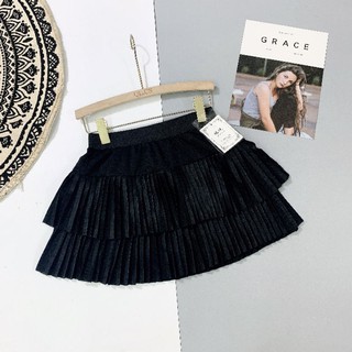 Chân váy xòe 2 tầng xếp ly thời trang dáng ngắn - MÃ XLN02