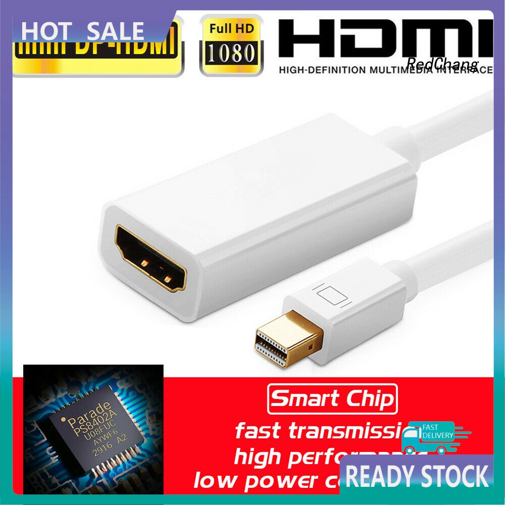 -SPQ- Thunder-Bolt Mini DisplayPort DP to HDMI Cable Adapter for iMac Macbook Pro Air
