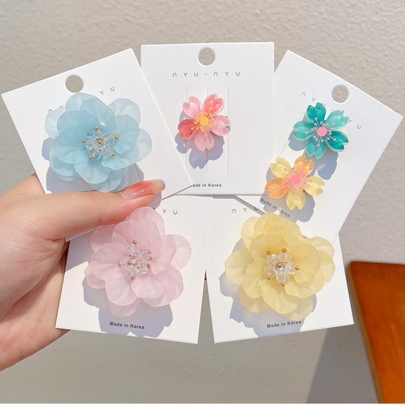 Bộ 5 Kẹp Tóc Hình Hoa Anh Đào Dễ Thương Cho Nữ