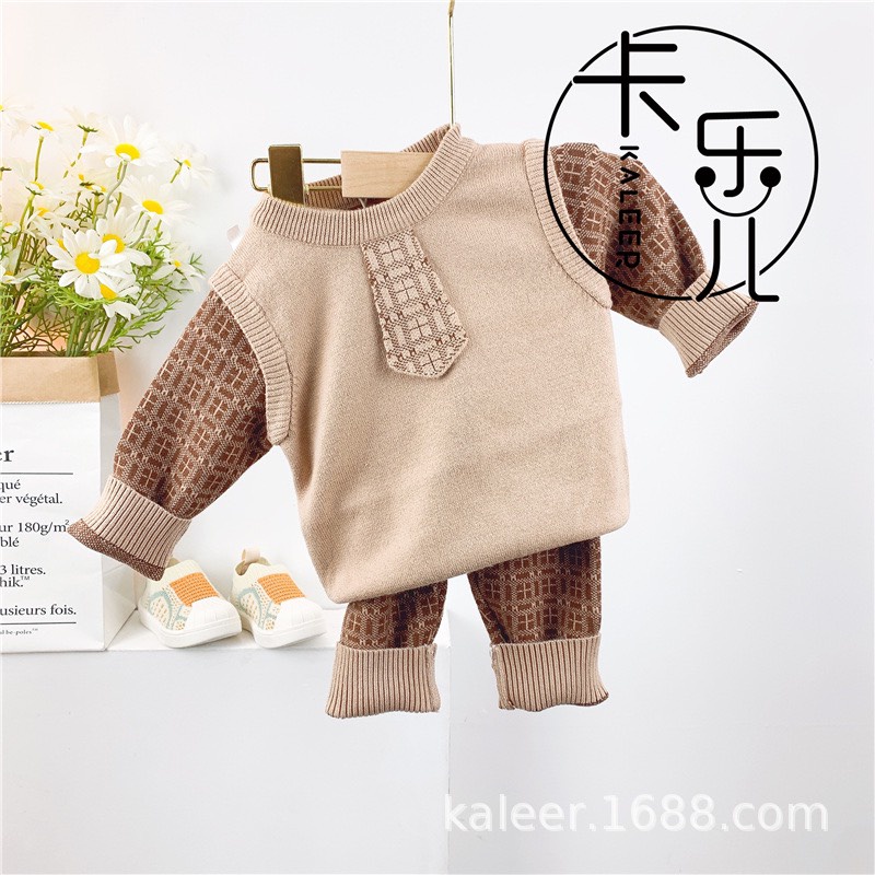 Bộ Len Siêu Dày Ấm Cho Bé Mùa Đông Không Lạnh Size 4-13kg