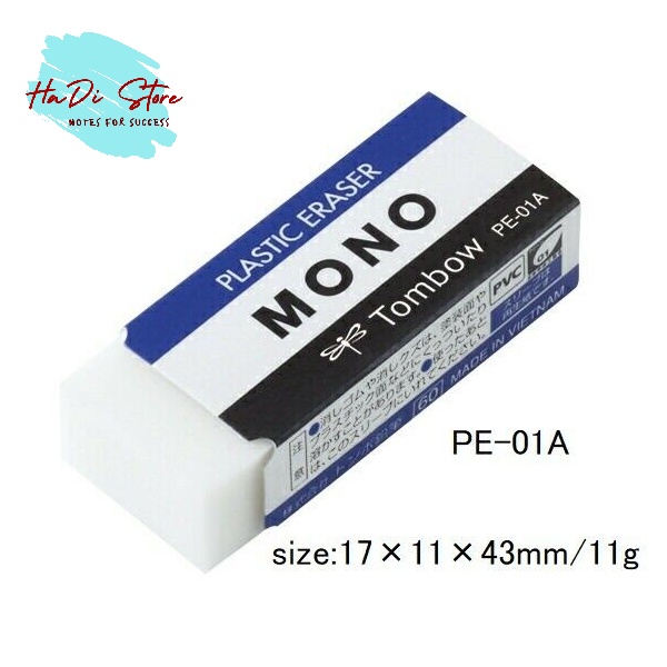 [HADI] Gôm tẩy TOMBOW MONO PE các loại (Mã SP:TB-G-MoPE01A;TB-G-MoPE01AB;TB-G-MoPE03A;TB-G-MoPE04A)