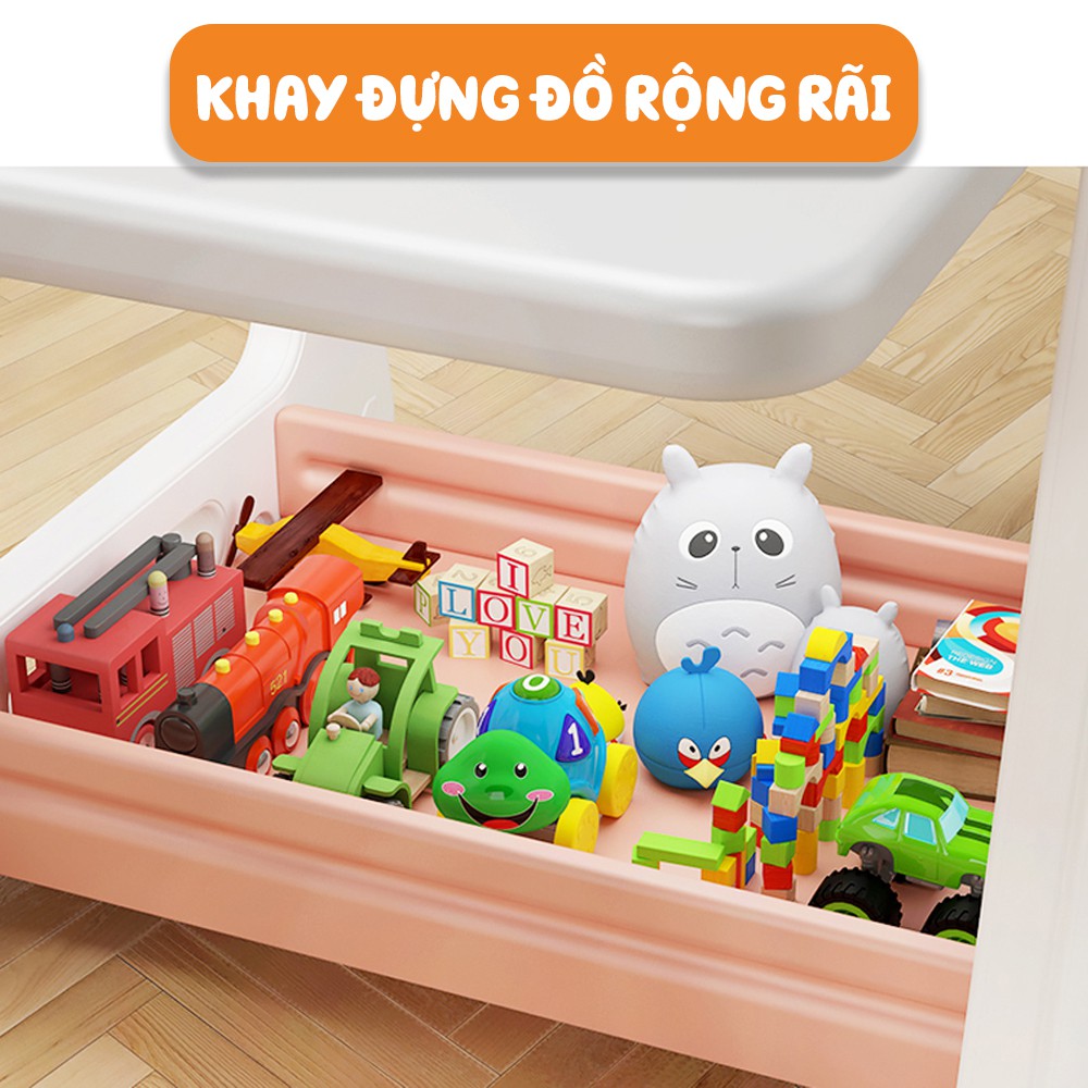 Ghế và bảng tập vẽ kiêm bàn học 2 trong 1 Toyshouse 0520-TH