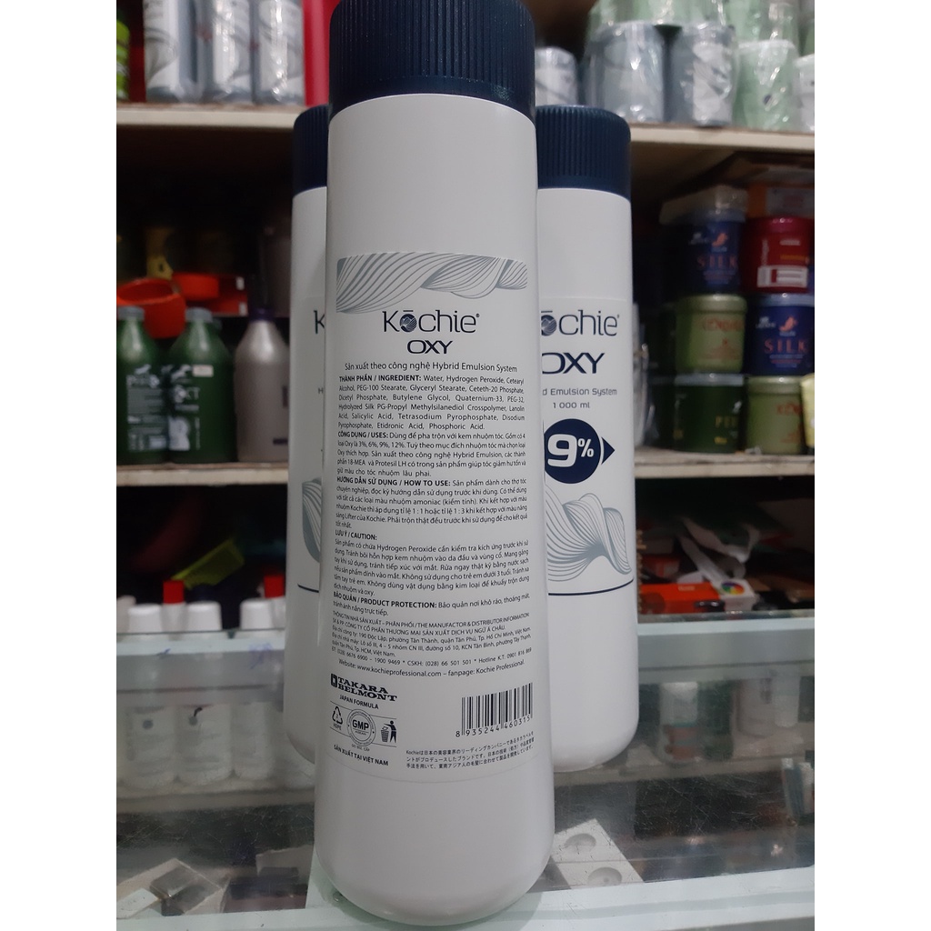 Oxy dung dịch trợ nhuộm KOCHIE 1000ml