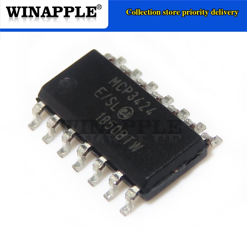 1 Linh Kiện Điện Tử mcp3424-e / sl sop-14 mcp3424-e 3424 mcp3424 p3424 cp3424