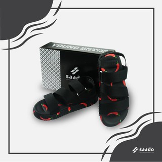 Giày sandal Saado Nam SC01 - Yezi Special Black Chili
