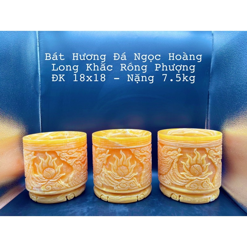 Bát Hương, Lư Hương, Bát Nhang Đá Ngọc Hoàng Long