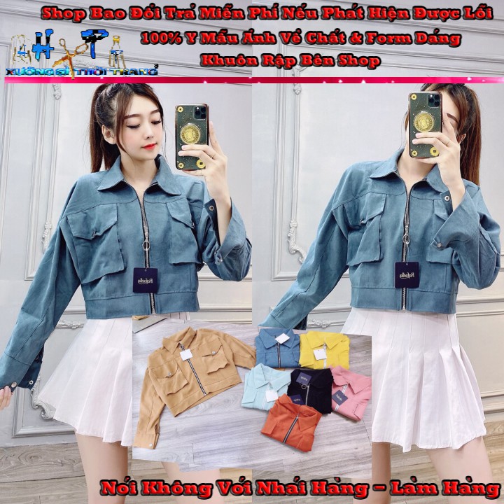 Áo Khoác Nhung Bố Lụa Form Lửng Cao Cấp  Phối Túi Hộp Siêu Sang Mẫu Mới Thời Trang 2020- Hàng Có Sẵn | BigBuy360 - bigbuy360.vn