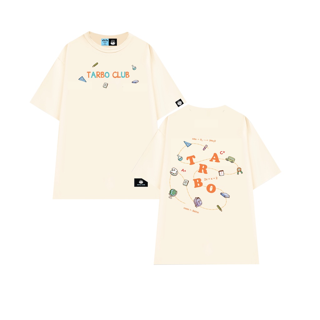 TARBO TEE SCHOOL ÁO THUN TAY NGẮN NAM NỮ Cotton 4 Chiều Local Brand