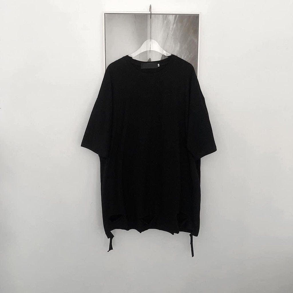 [HANG MOI ]Áo thun nam nữ - áo cộc tay rách unisex form rộng-chất siêu đẹp | BigBuy360 - bigbuy360.vn