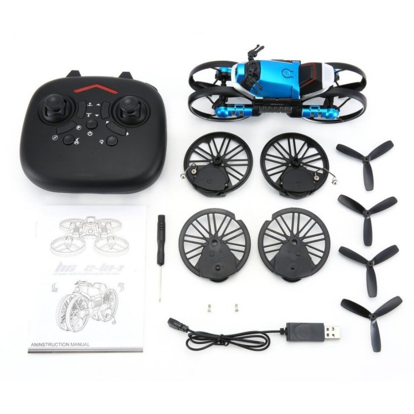 Flycam Moto Lead 2 In 1 - Playcam mini - Plycam camera - Xe Mô Tô Điều Khiển Từ Xa