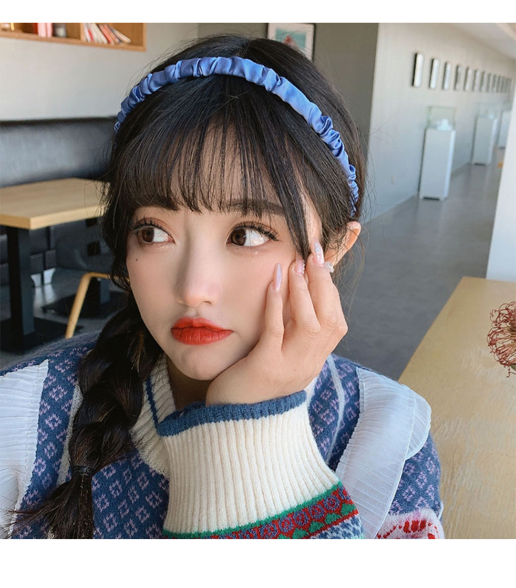 Cài tóc bằng vải satanh thời trang cho nữ