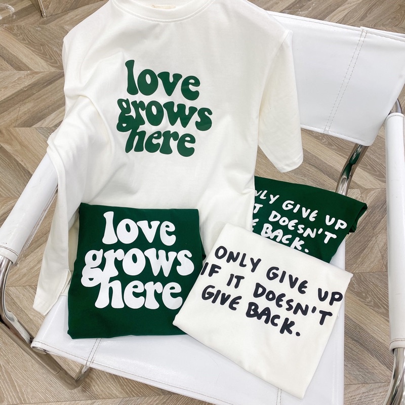 ÁO THUN IN CHỮ 100% COTTON