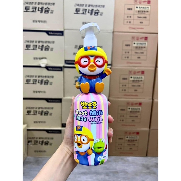 Sữa tắm gội xả Pororo Hàn Quốc dành cho trẻ em 400g an toàn và thơm mát